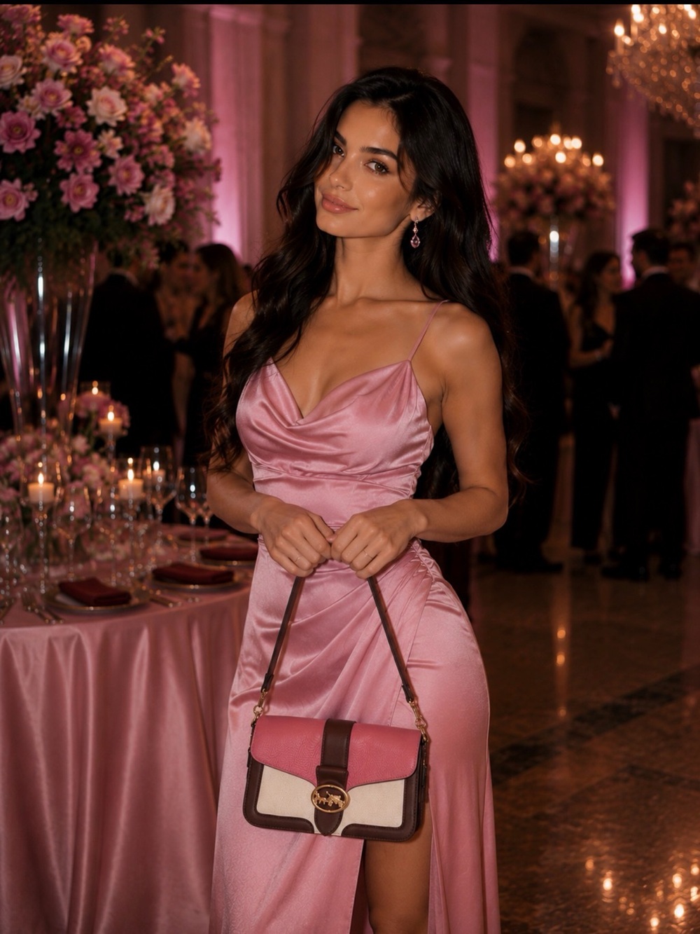 ✨ Beautiful Coach Pink & White Shoulder Bag ✨ 🩷🩷🩷🩷🩷 - Picture 2 of 15
